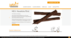 Desktop Screenshot of heimtierbedarf-jahn.de
